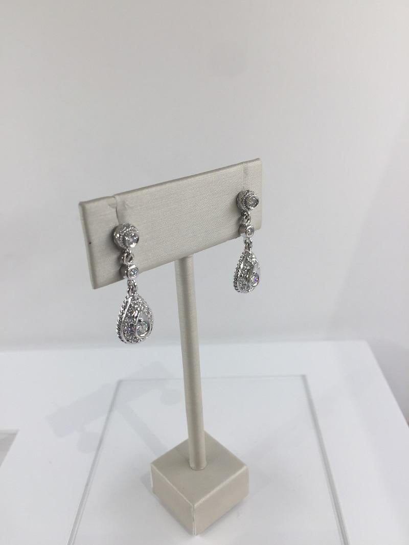penny preville diamond drop earrings
