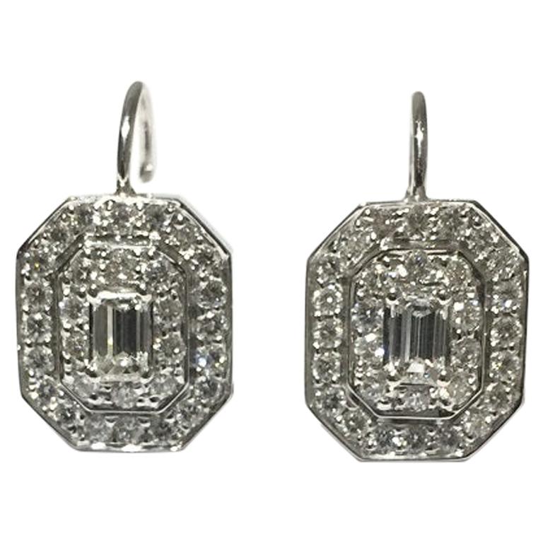 Penny Preville Ladies Diamond Earring E5033W For Sale
