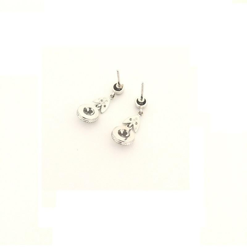 Penny Preville Ladies Diamond Earring 
18k White Gold 
Diamond 0.55 carat total weight 
Post Back 
E6010W