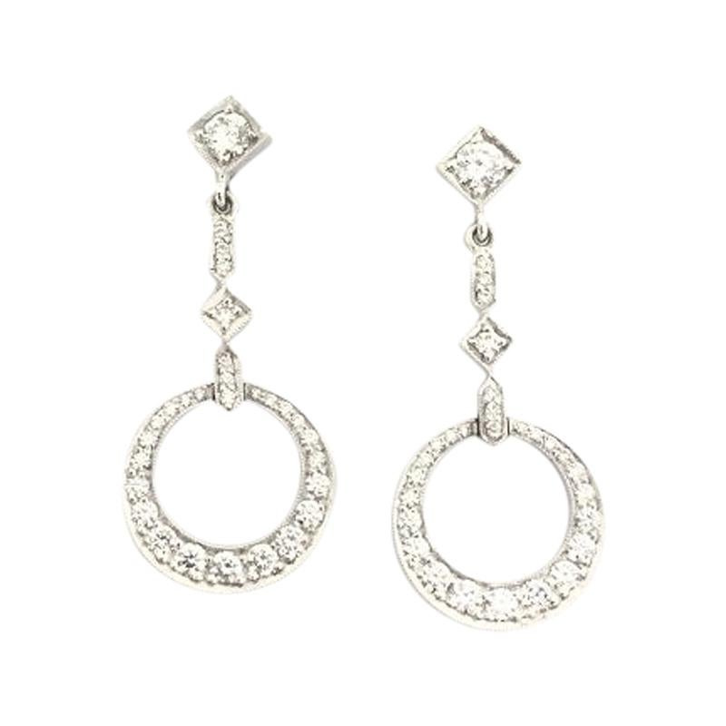 Penny Preville Ladies Diamond Earring E8598W For Sale