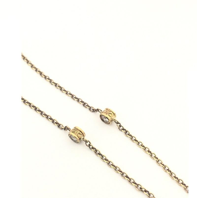 Women's or Men's Penny Preville Ladies Diamond Necklace N1006G For Sale