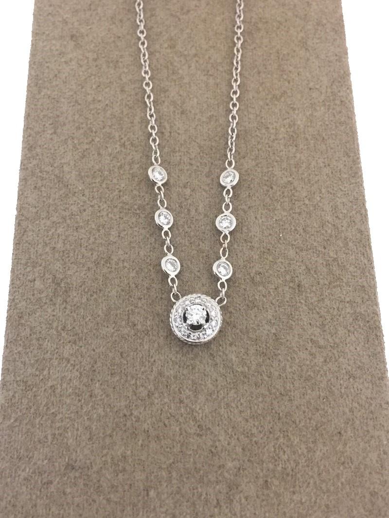 Penny Preville Ladies Diamond Necklace N1016W In New Condition For Sale In Wilmington, DE