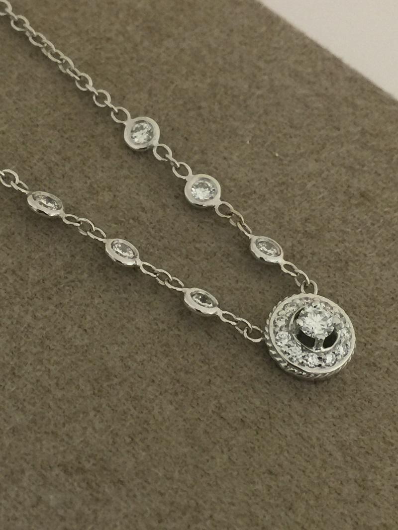 Penny Preville Ladies Diamond Necklace N1016W For Sale 1