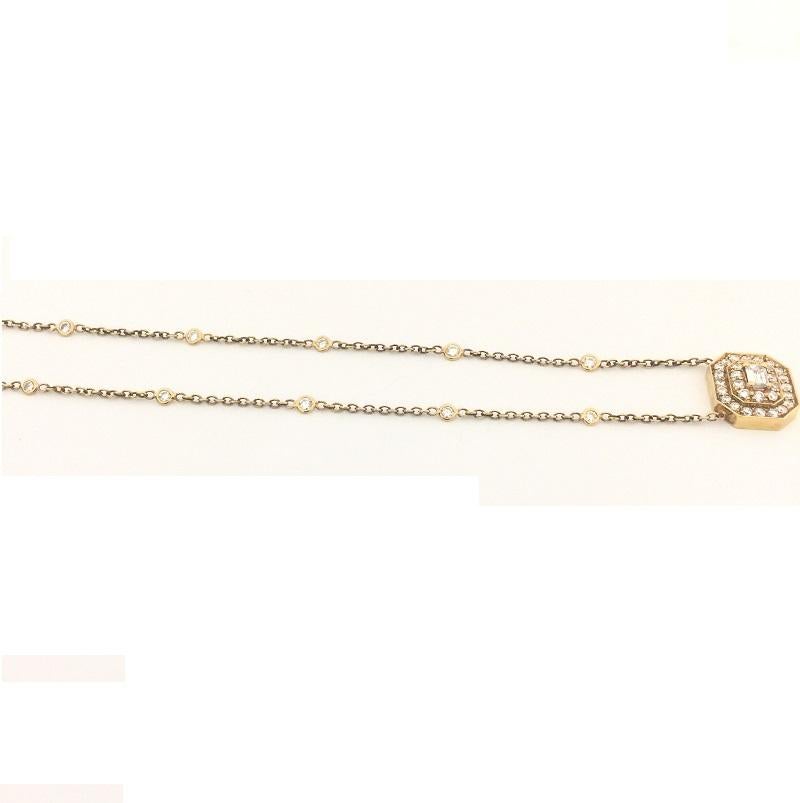 Women's or Men's Penny Preville Ladies Diamond Necklace N5031G For Sale