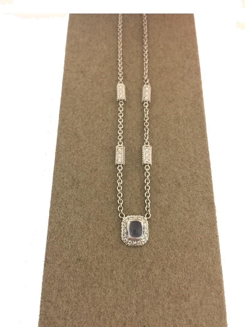 da uomo o donna Penny Preville Collana di diamanti con pietre lunari N3058DW in vendita