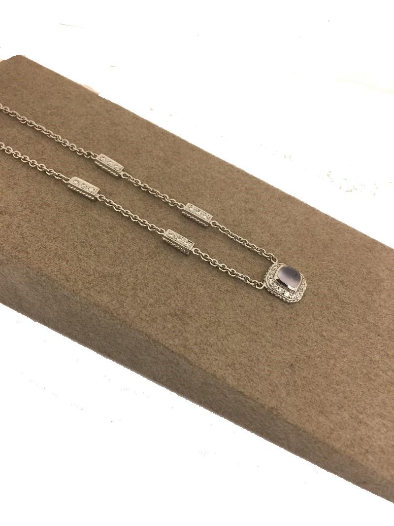 Penny Preville Collana di diamanti con pietre lunari N3058DW in vendita 1