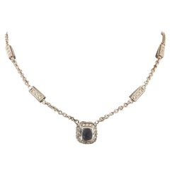 Penny Preville Moon Stone Diamond Necklace N3058DW