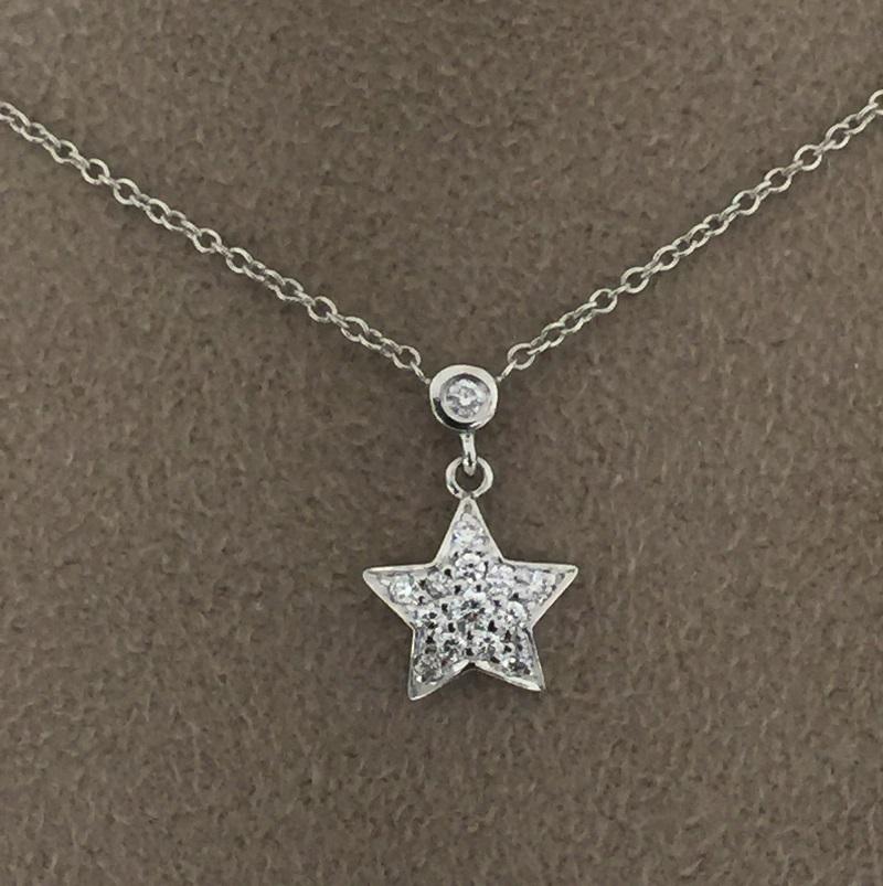 Penny Preville Star Diamond Necklace N8433W In New Condition For Sale In Wilmington, DE