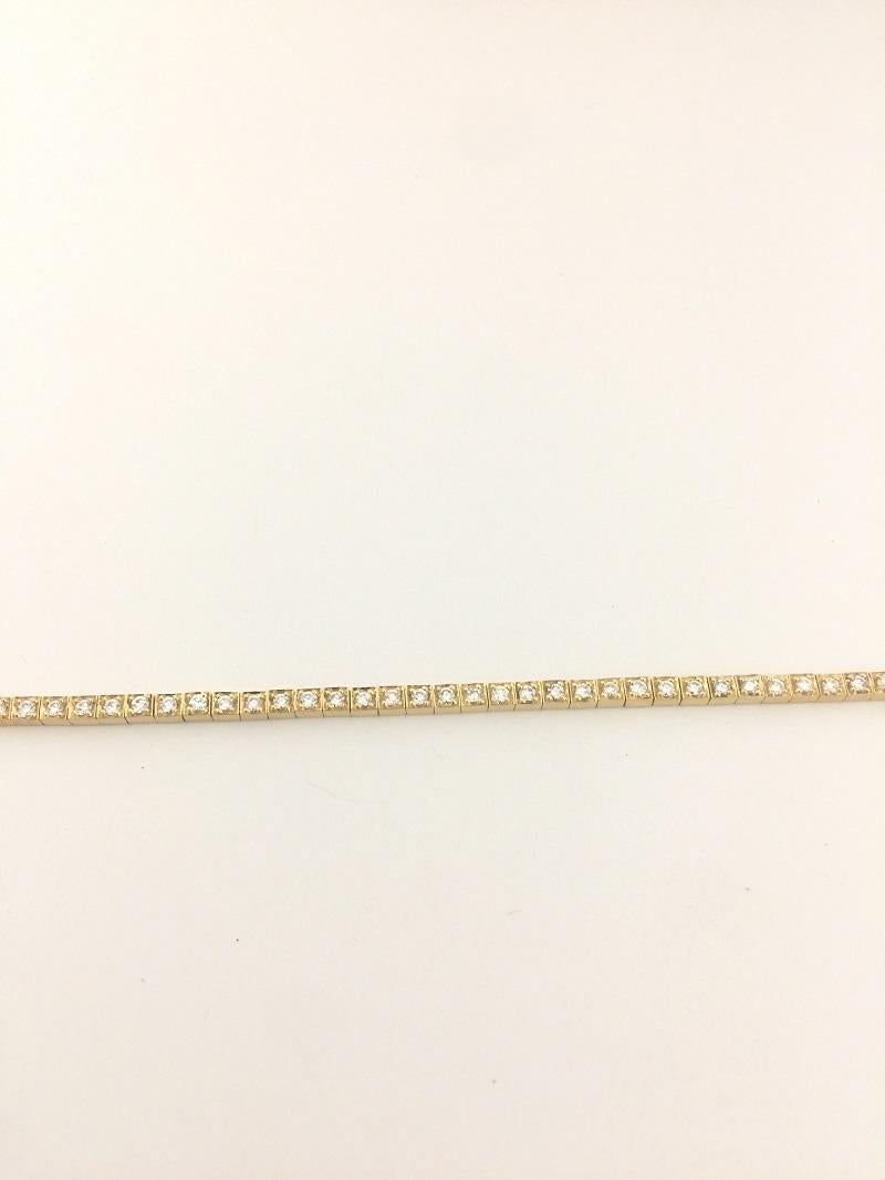 Penny Preville Tennis Bracelet 
18k Yellow Gold 
Diamond 1.25 Carat Total Weight 
Length 7.5
