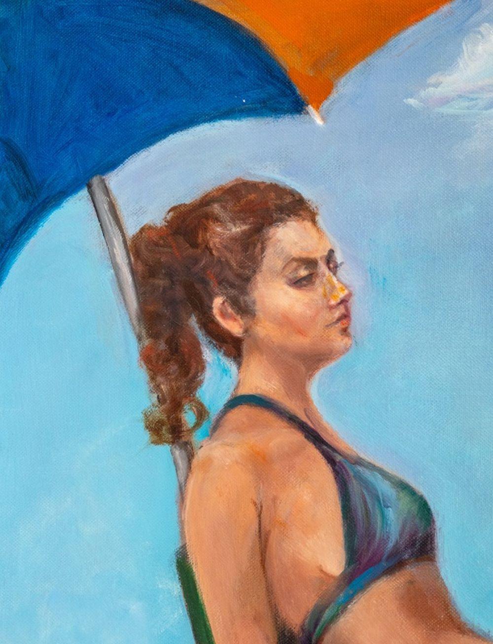 Strand-Szene – Painting von Penny Purpura
