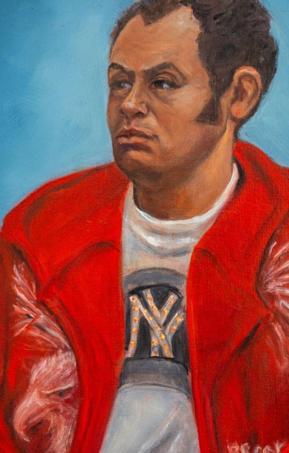 Portrait of a New Yorker - Painting by Penny Purpura
