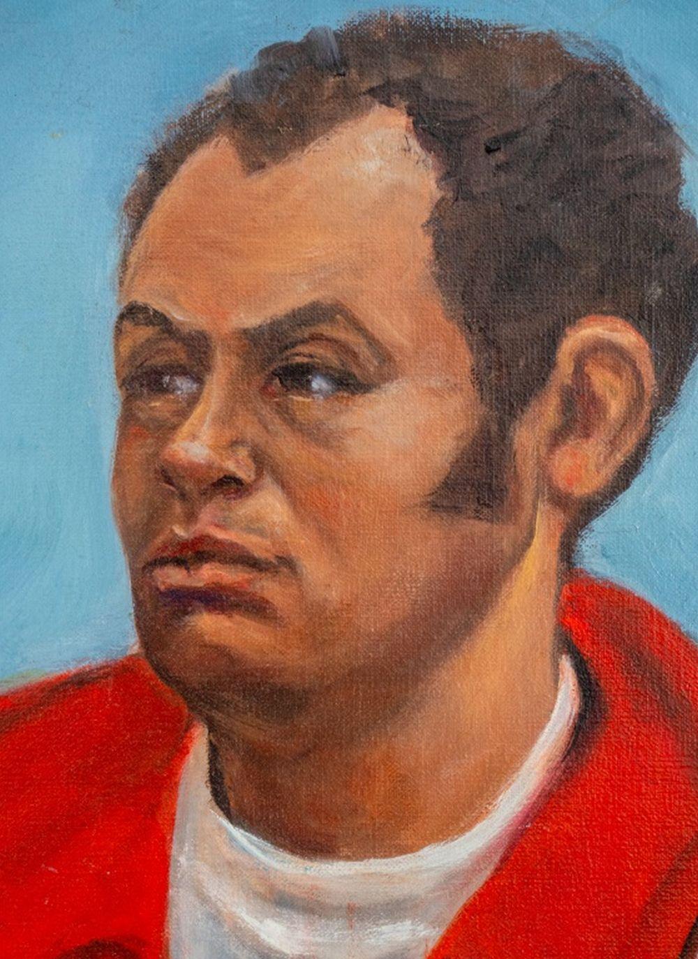 Portrait of a New Yorker - Contemporary Painting by Penny Purpura