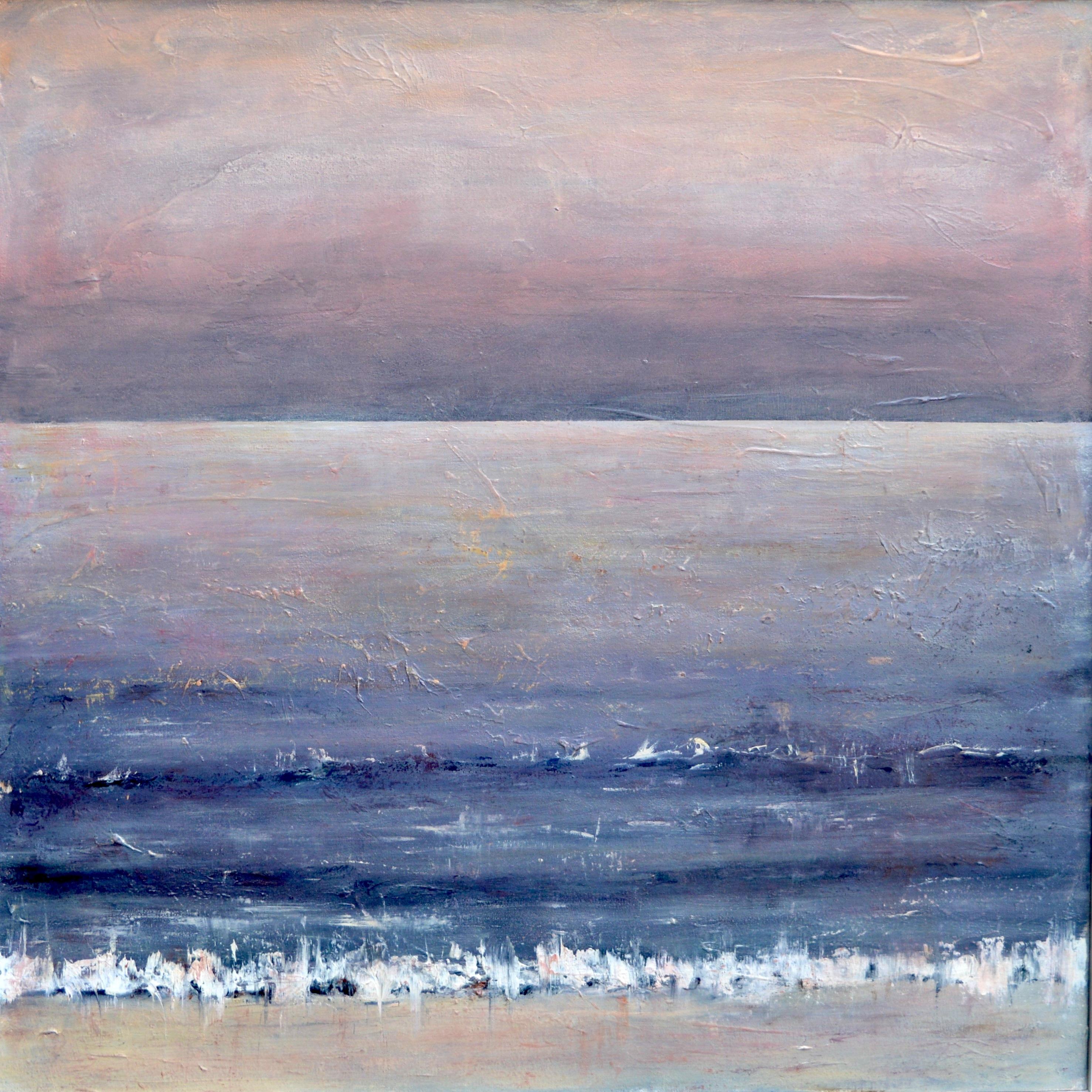 Penny Rumble Landscape Painting - And Quietly Flows The Tide. Seascape Oil Painting