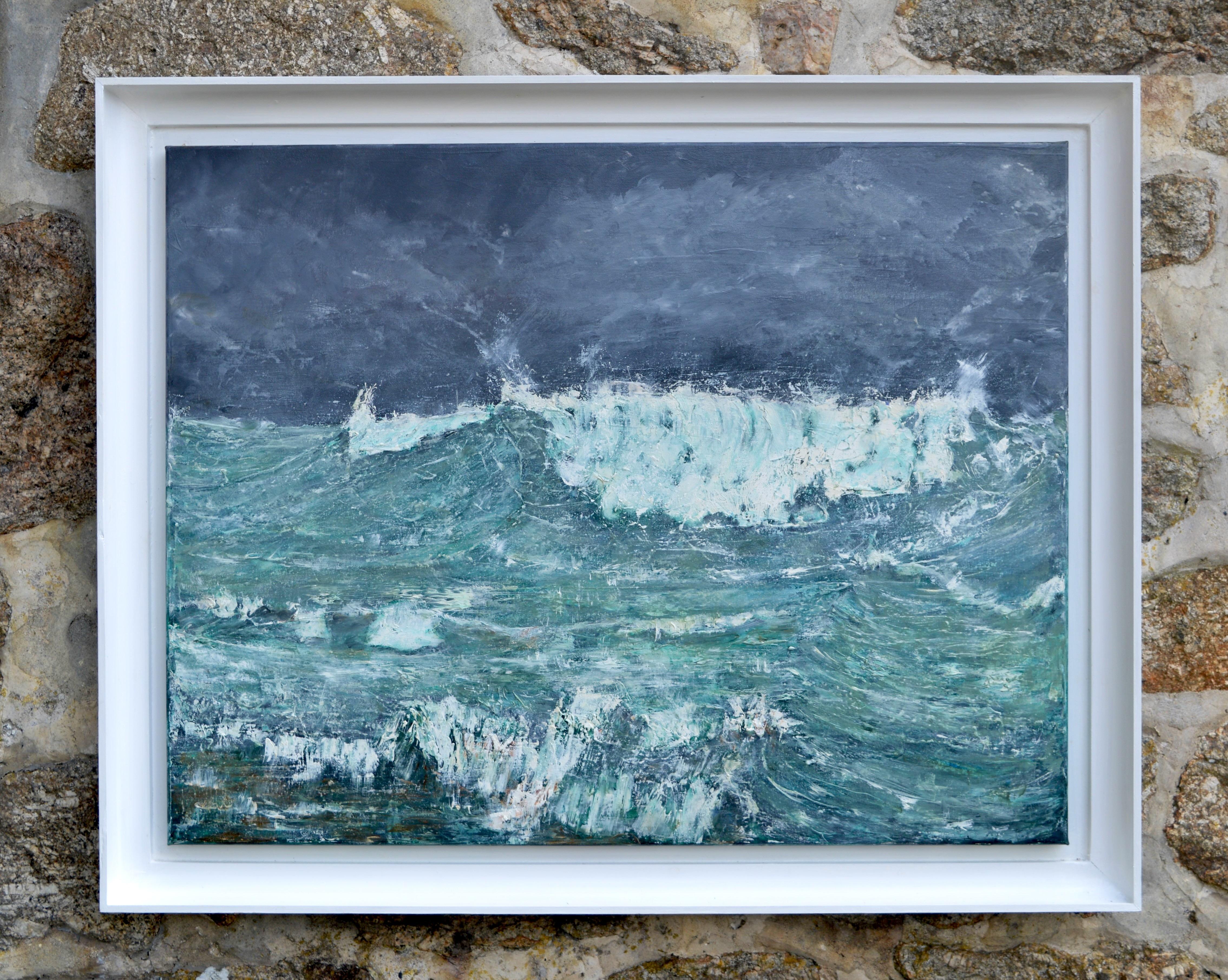 Greene & Greene.  Paysage marin contemporain - Painting de Penny Rumble