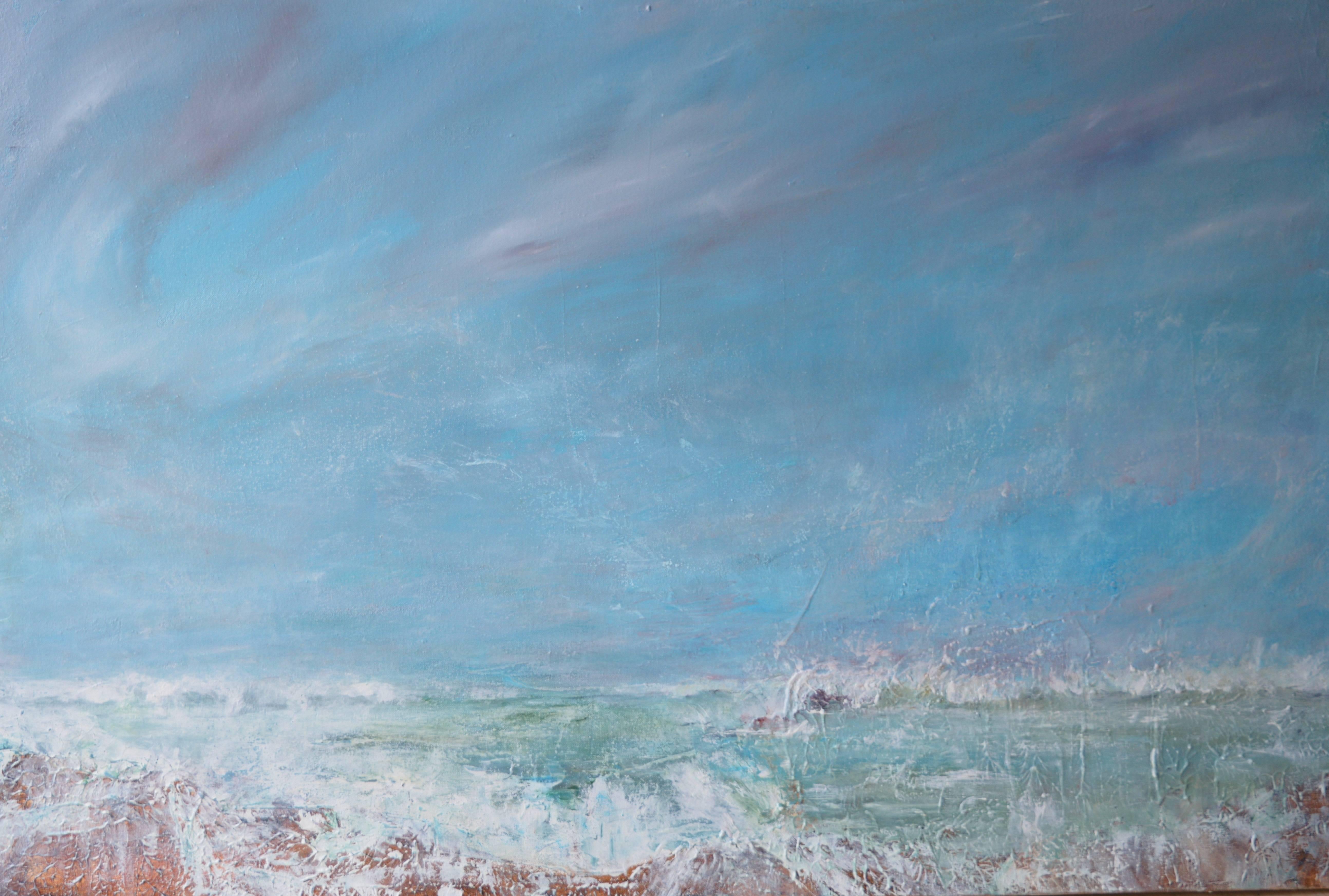 Before The Storm. Contemporary Seascape Oil Painting