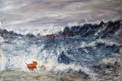Exhilarating Ocean.   Contemporary Seascape Oil Painting