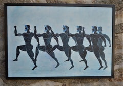 Olympians. Contemporary Figurative Oil Painting