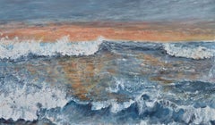 "Western Promise: A Good Day Beckons".  Large Contemporary Seascape Oil Painting
