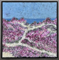 "Pacific Grove Coastline" - Vibrant Contemporary Ocean Beach Seascape Artwork
