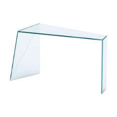 Penrose Glass Consolle, Designed by Isao Hosoe, Lucia Fontana & Masaya Hashimoto