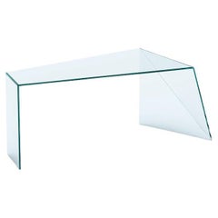 Penrose Glass Desk, Designed by Studio Isao Hosoe, Made in Italy 