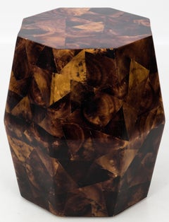 Penshell Octagonal Garden Stool or Side Table by Maitland-Smith