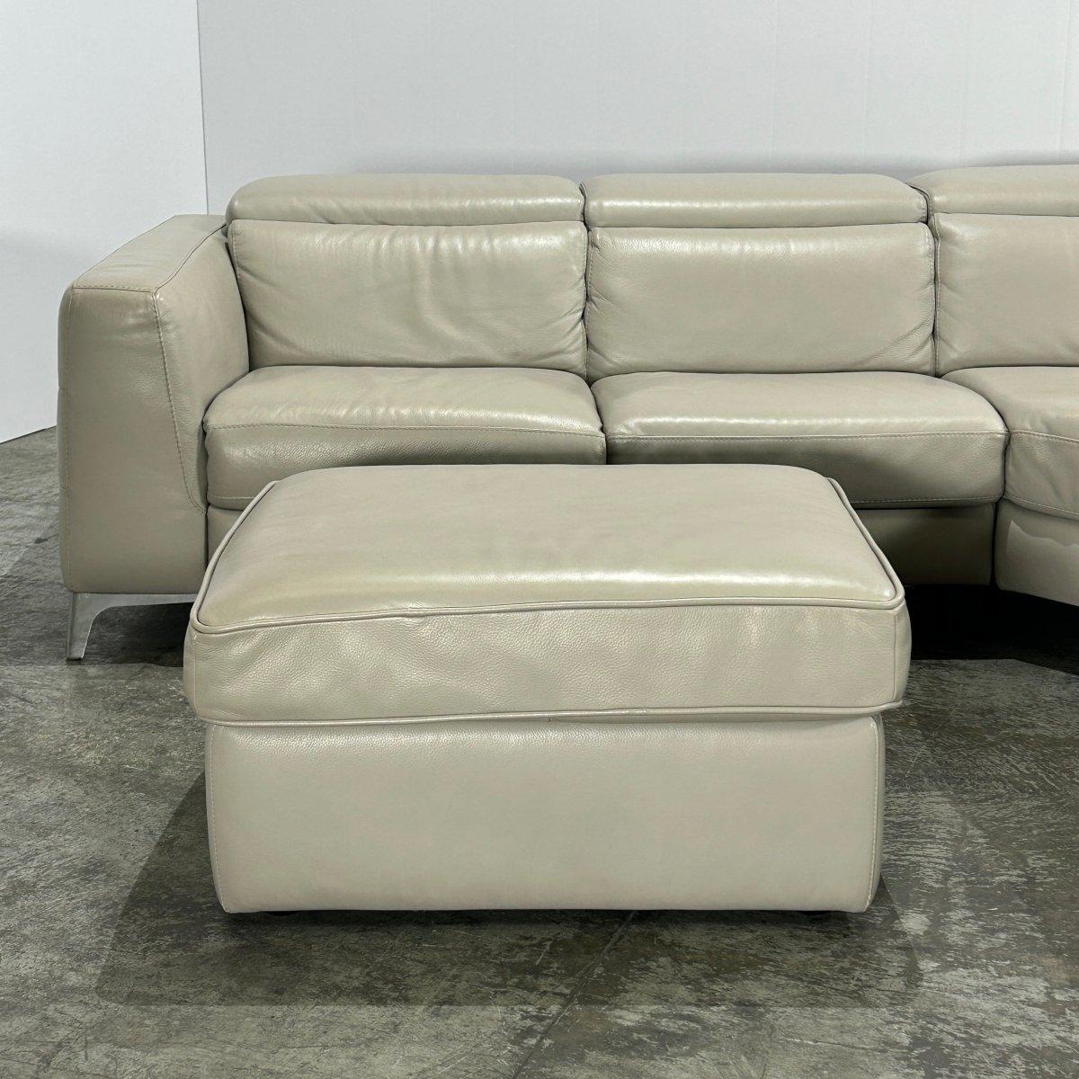 Pensiero Electric Recliner Ecksofa und Fußhocker von Natuzzi Editions, Pensiero im Angebot 3