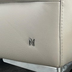 Pensiero Electric Recliner Corner Sofa & Footstool by Natuzzi Editions