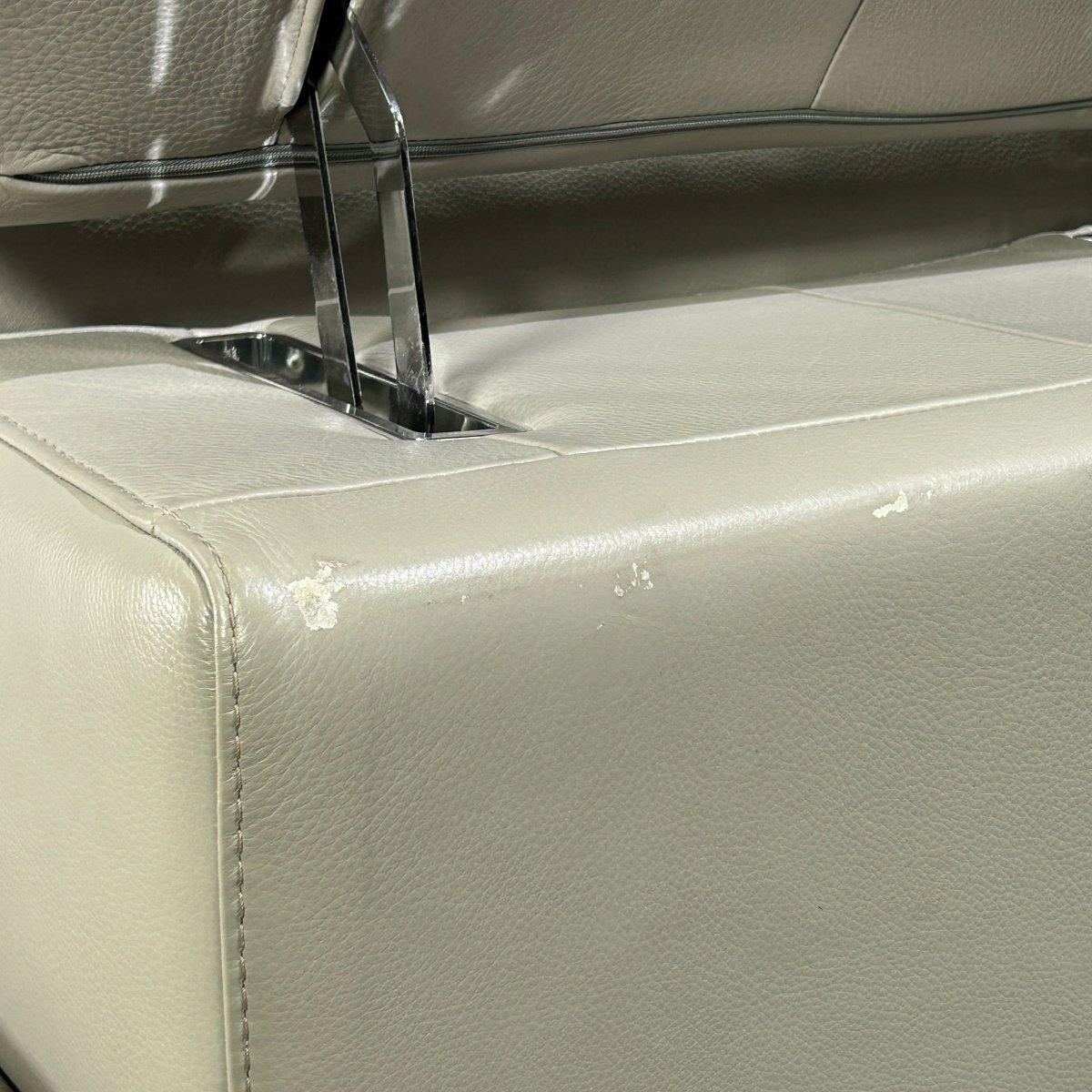 Pensiero Electric Recliner Ecksofa und Fußhocker von Natuzzi Editions, Pensiero (Italienisch) im Angebot