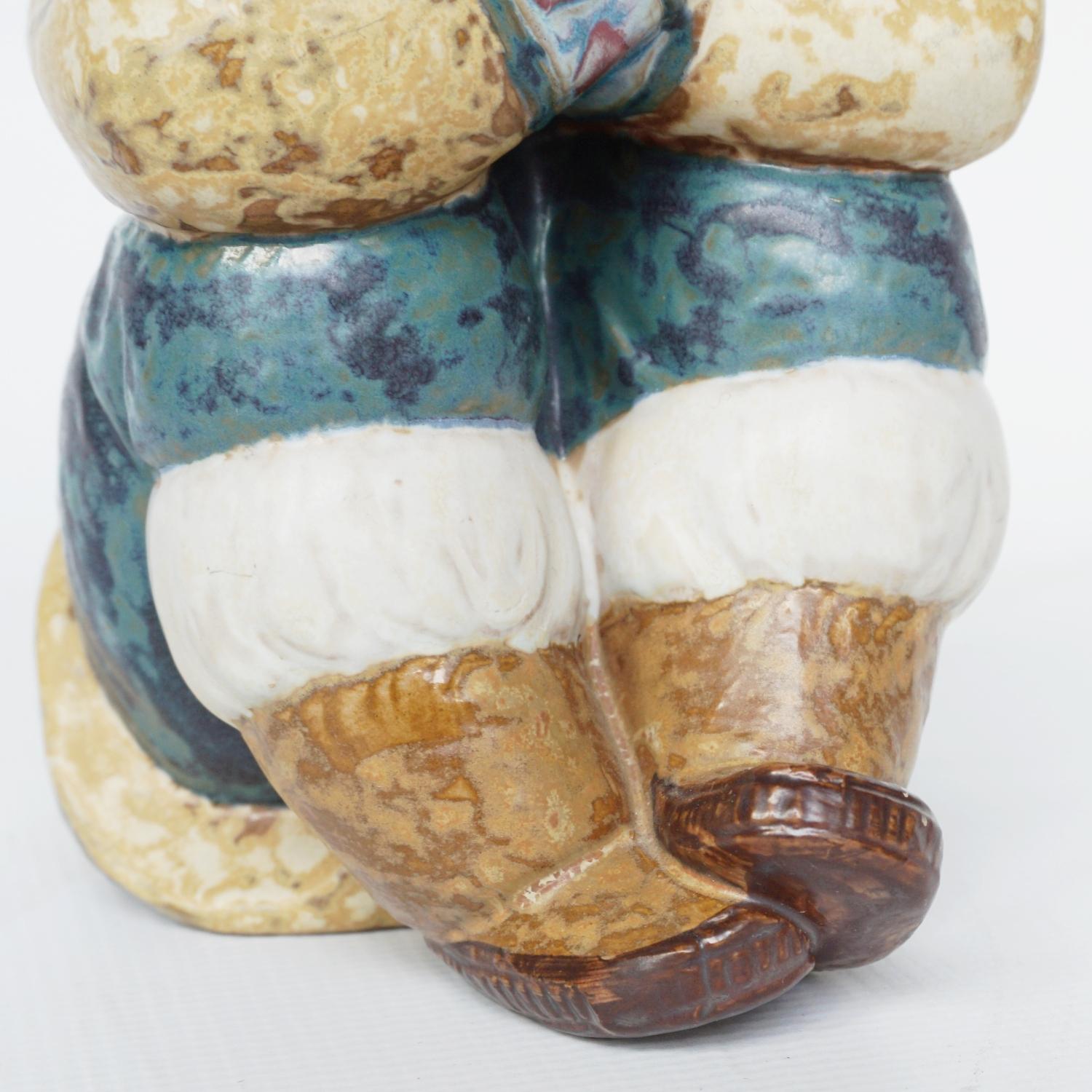 'Pensive Inuit Boy' Pottery Figurine by Lladro 2