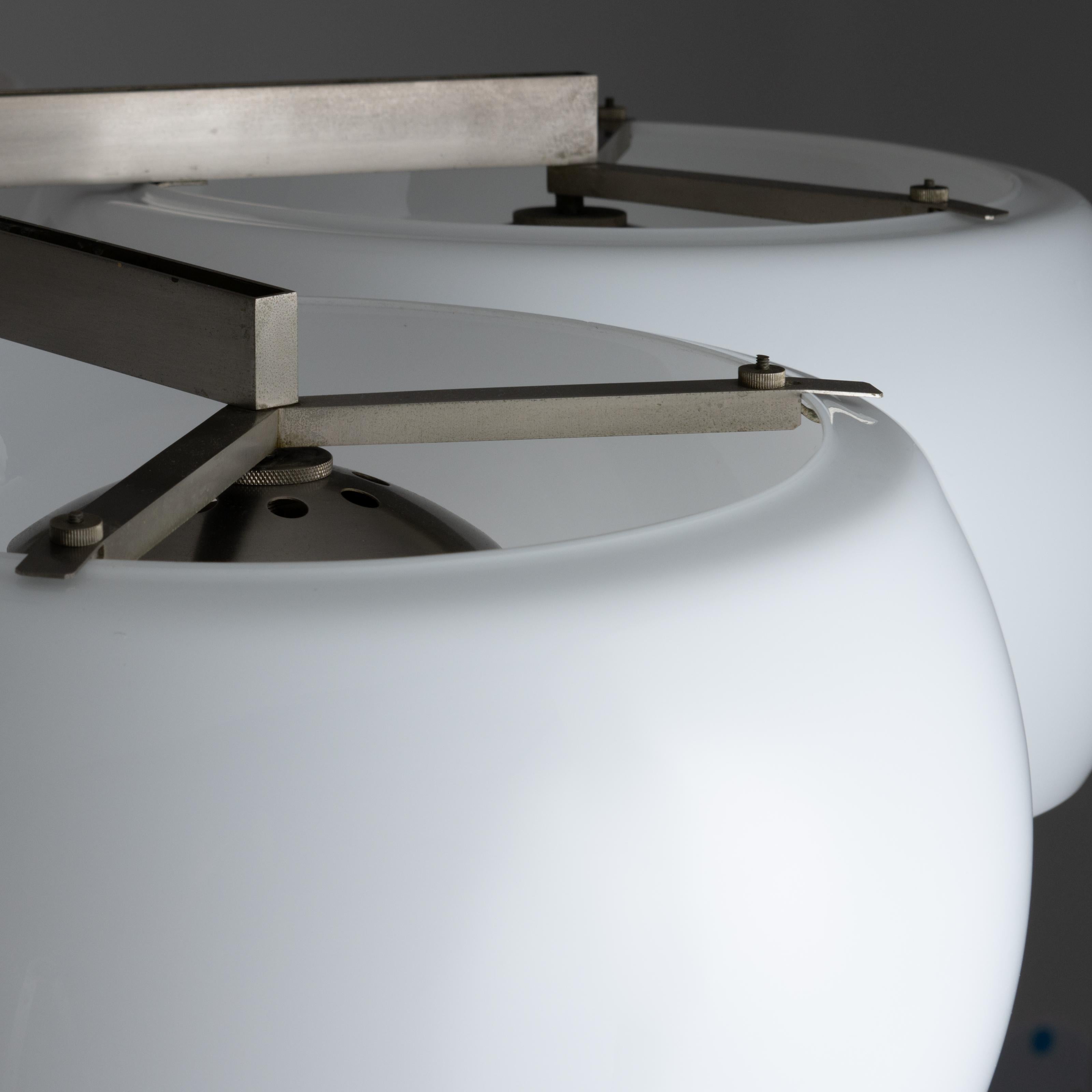 Brushed 'Pentaclinio' Ceiling Light by Vico Magistretti for Artemide
