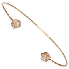 Pentagon Diamond Bangle