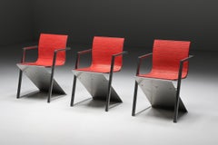 Pentagon Group Casino Model ‘d8’ Red Chairs, Germany, 1987