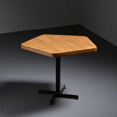 Pentagonal Table by Charlotte Perriand for Les Arcs, circa 1973