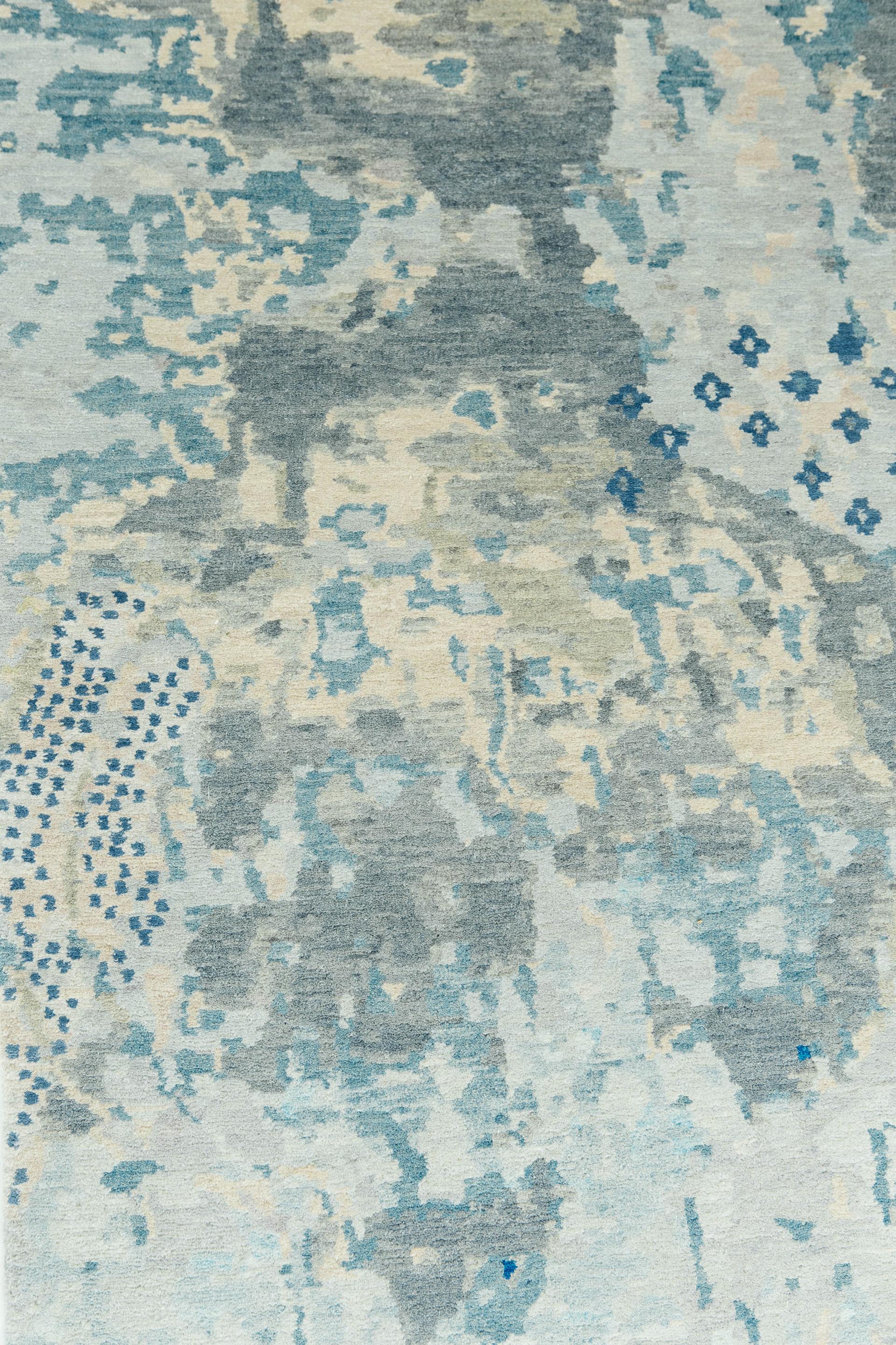 Indian Pentimento, Espiritu Collection by Mehraban Rugs For Sale
