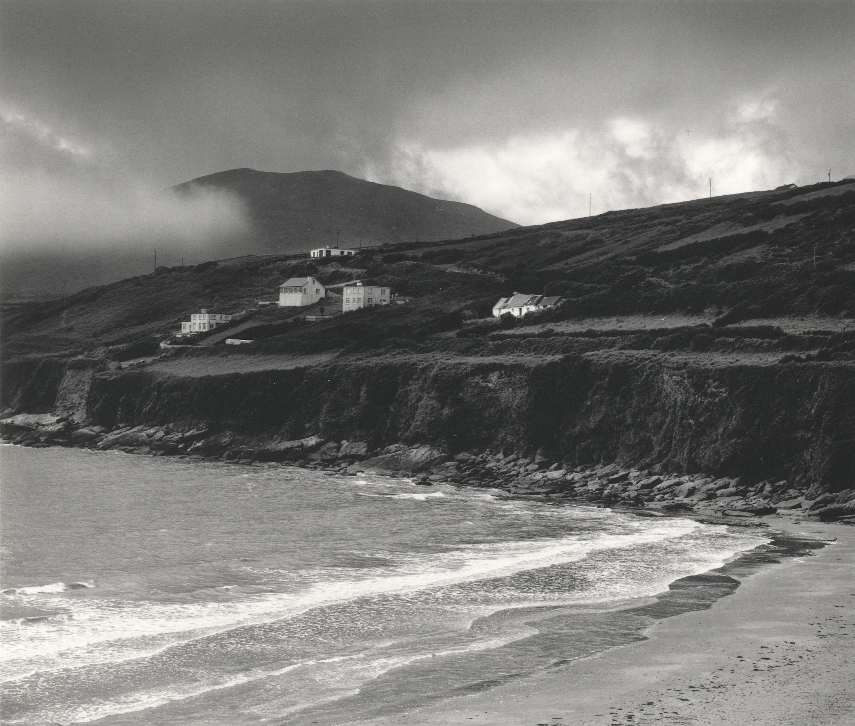 Pentti Sammallahti Portrait Photograph - Inch, Co. Kerry, Ireland (Landscape ocean and cliffs)