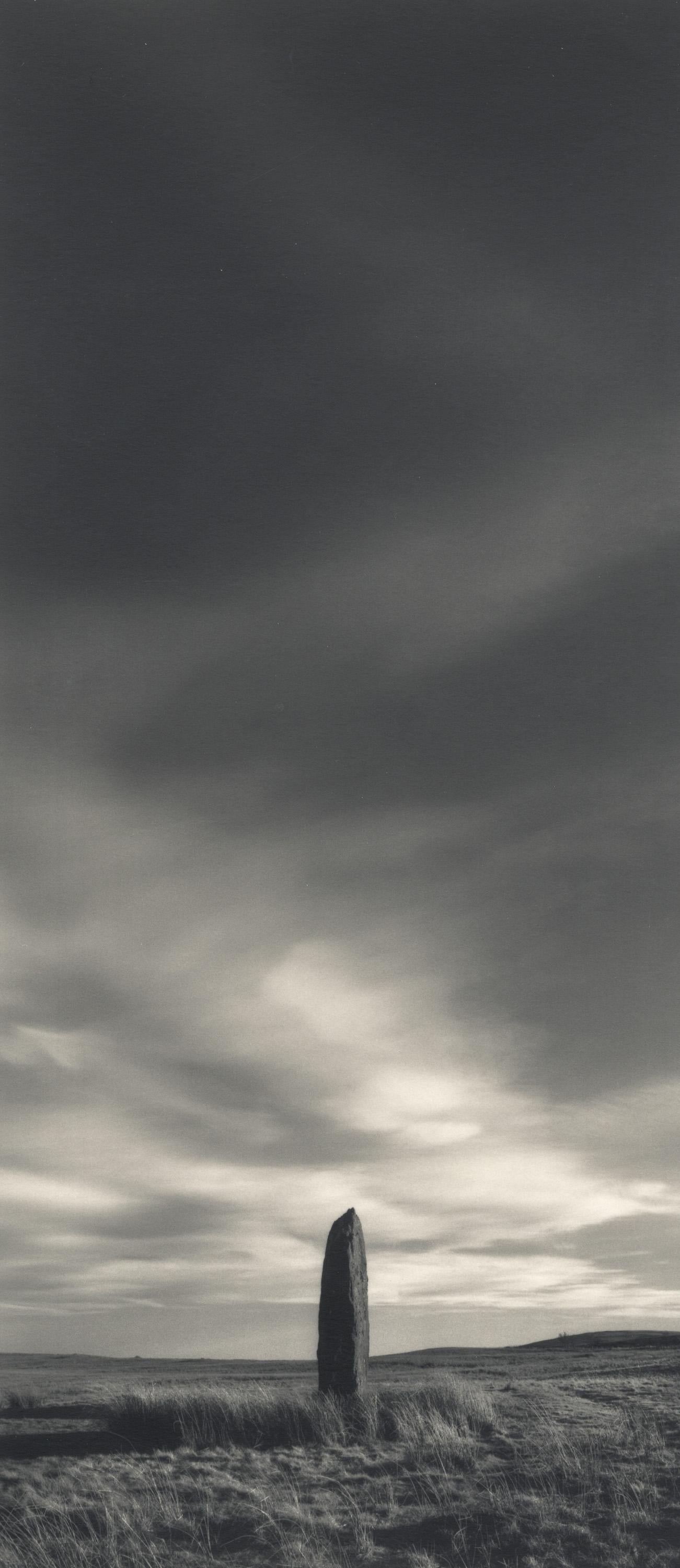 Pentti Sammallahti Landscape Photograph - Mont Llia, Wales (One single stone in field)