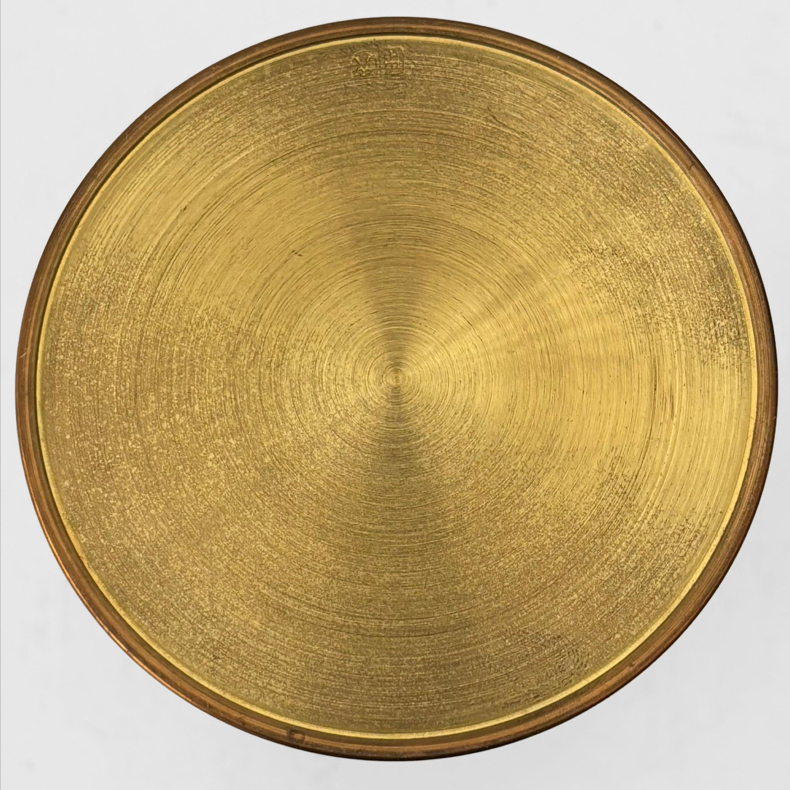 Pentti Sarpaneva Kerzenleuchter Pitsi, Turun Hopean, Bronze, Finnland, 1960er Jahre im Angebot 1