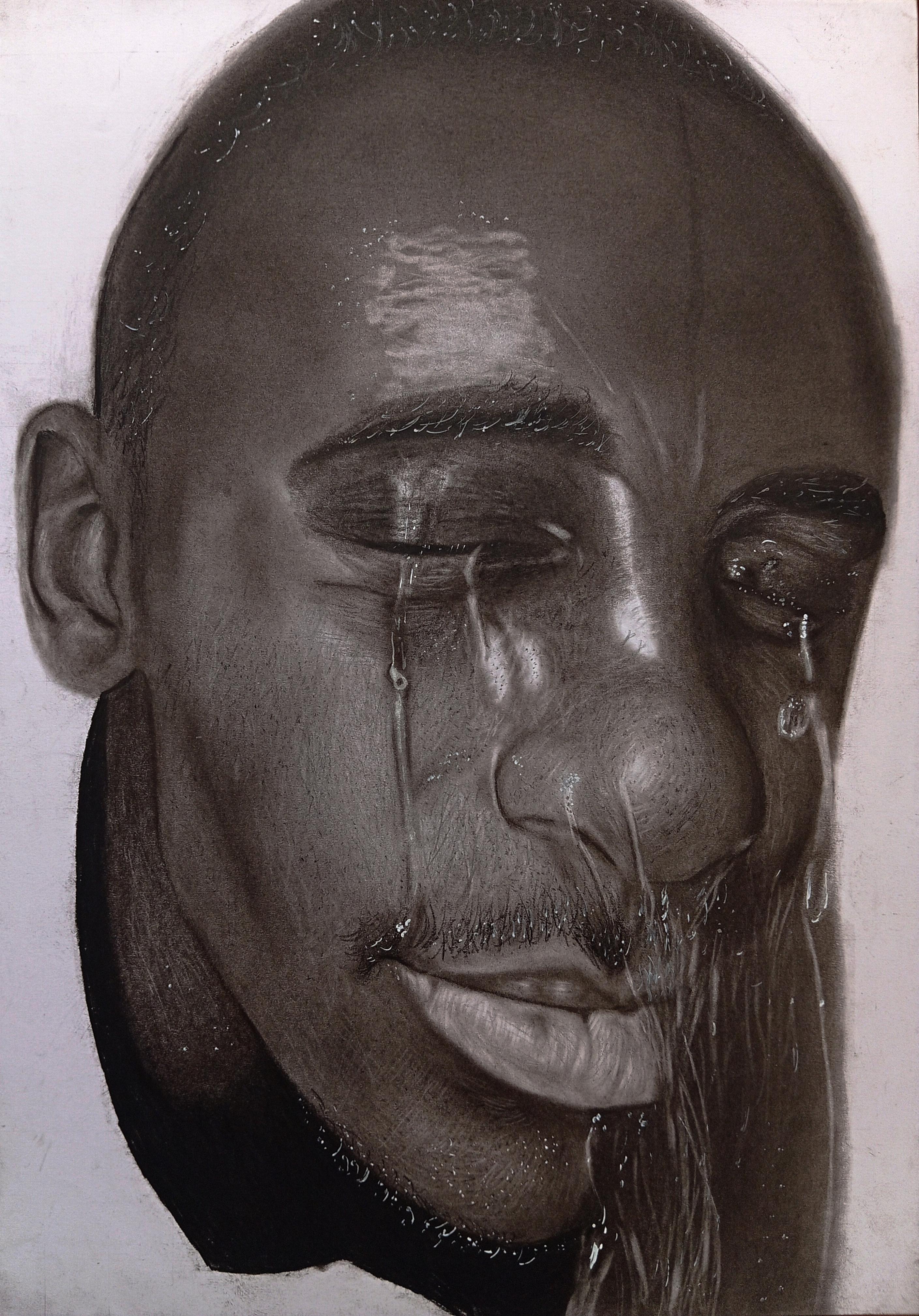 Purification in the Time of Jezebel -21st Century, Contemporary, Figurative, Men - Mixed Media Art by Penuel Heber Madeira