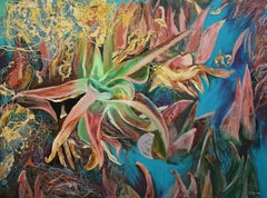 Griechische zeitgenössische griechische Kunst von Peny Manavi - Cactus 2