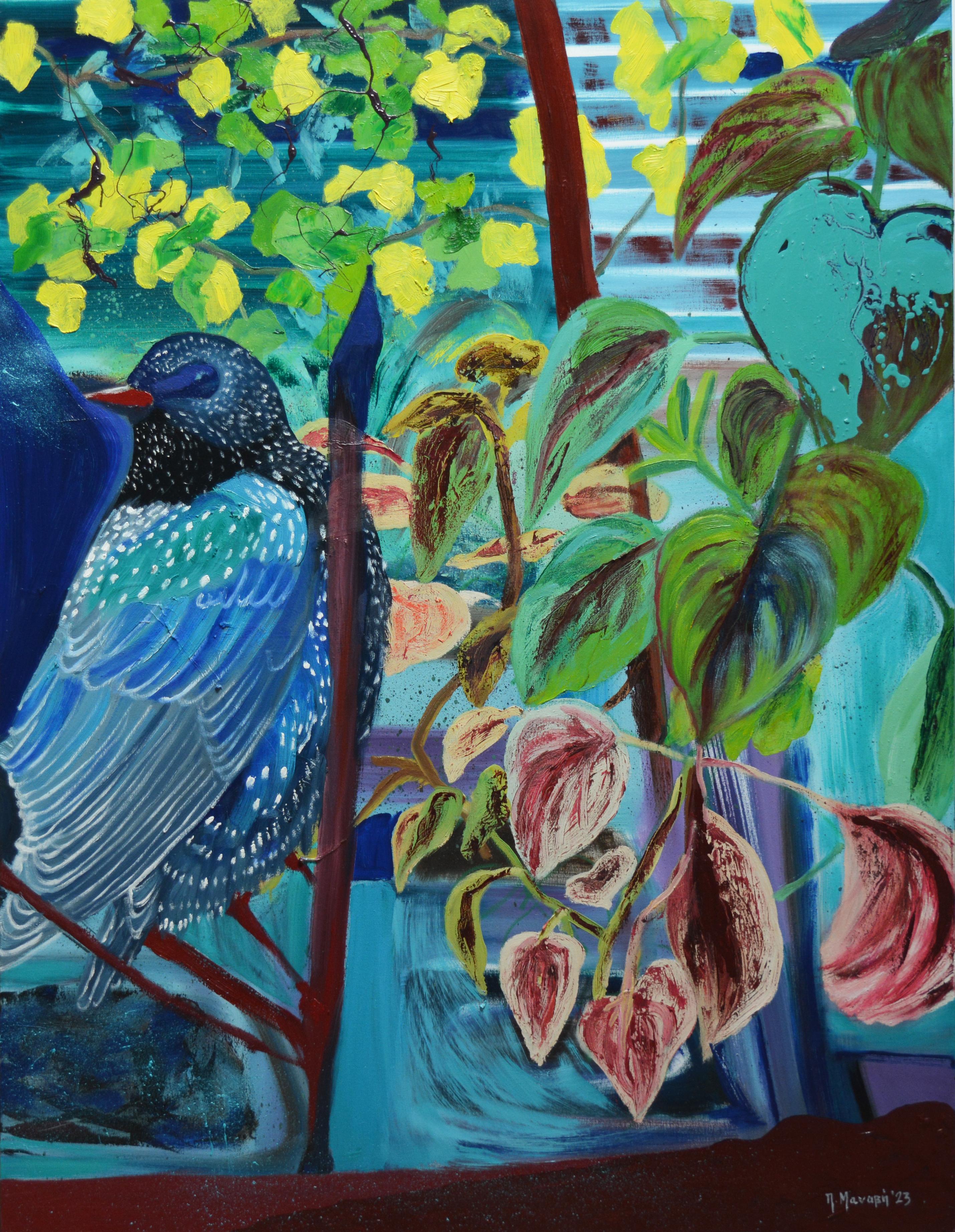 Zeitgenössische griechische Kunst von Peny Manavi – Mein Garten 8