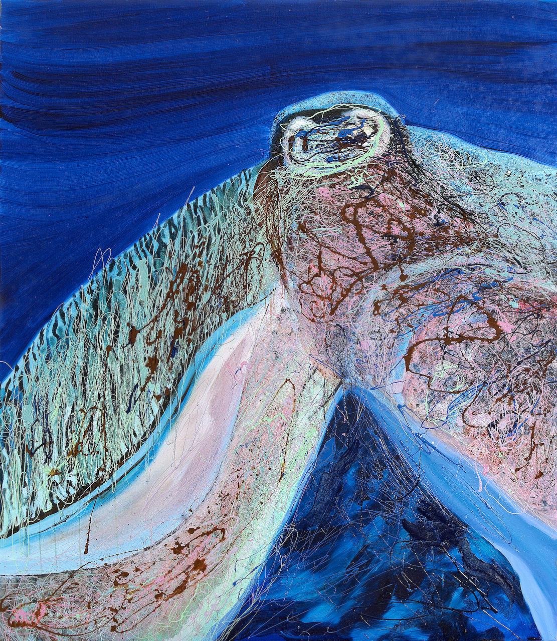 Griechische zeitgenössische Kunst von Peny Manavi – Unter dem Meer, 5
