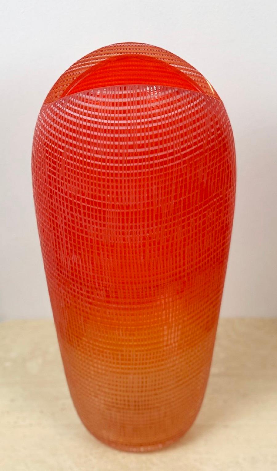 'Peoci' vase by Antonio Da Ros Gino Cenedese, circa 1990s.