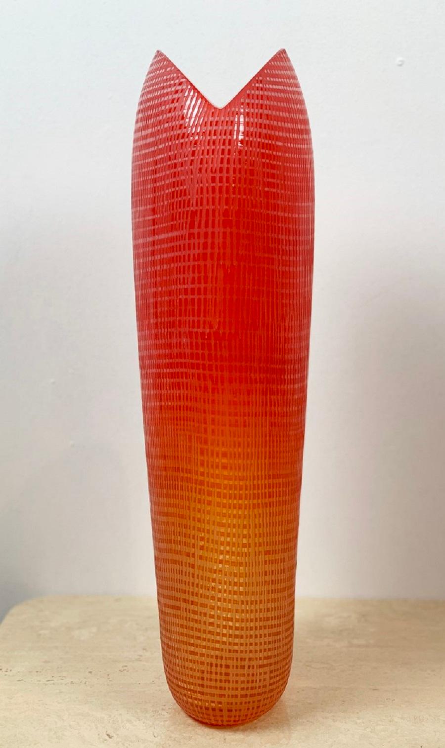 Italian 'Peoci' Vase by Antonio Da Ros Gino Cenedese, circa 1990s