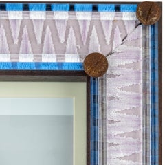 PEONIA frame with Tessitura Bevilacqua velvet, by Giberto Venezia