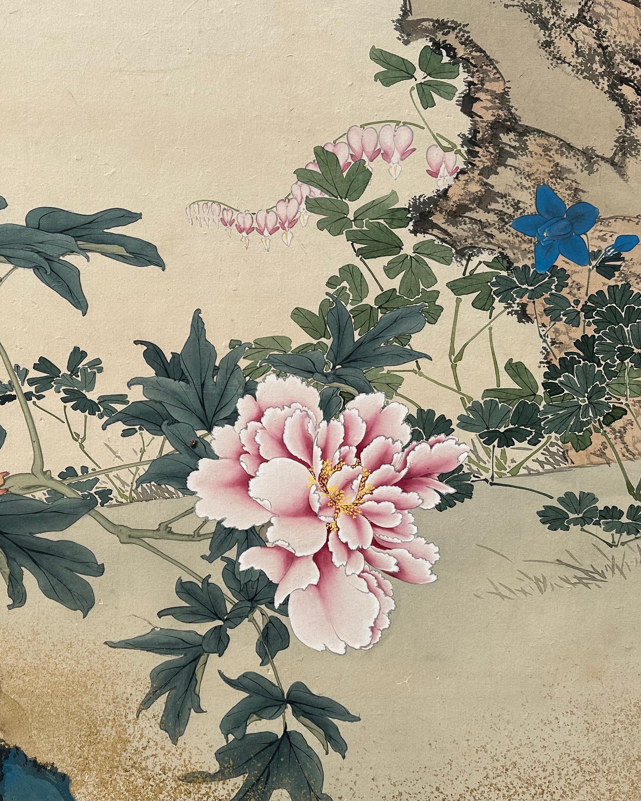 Peonías a la luz del verano Madera en venta