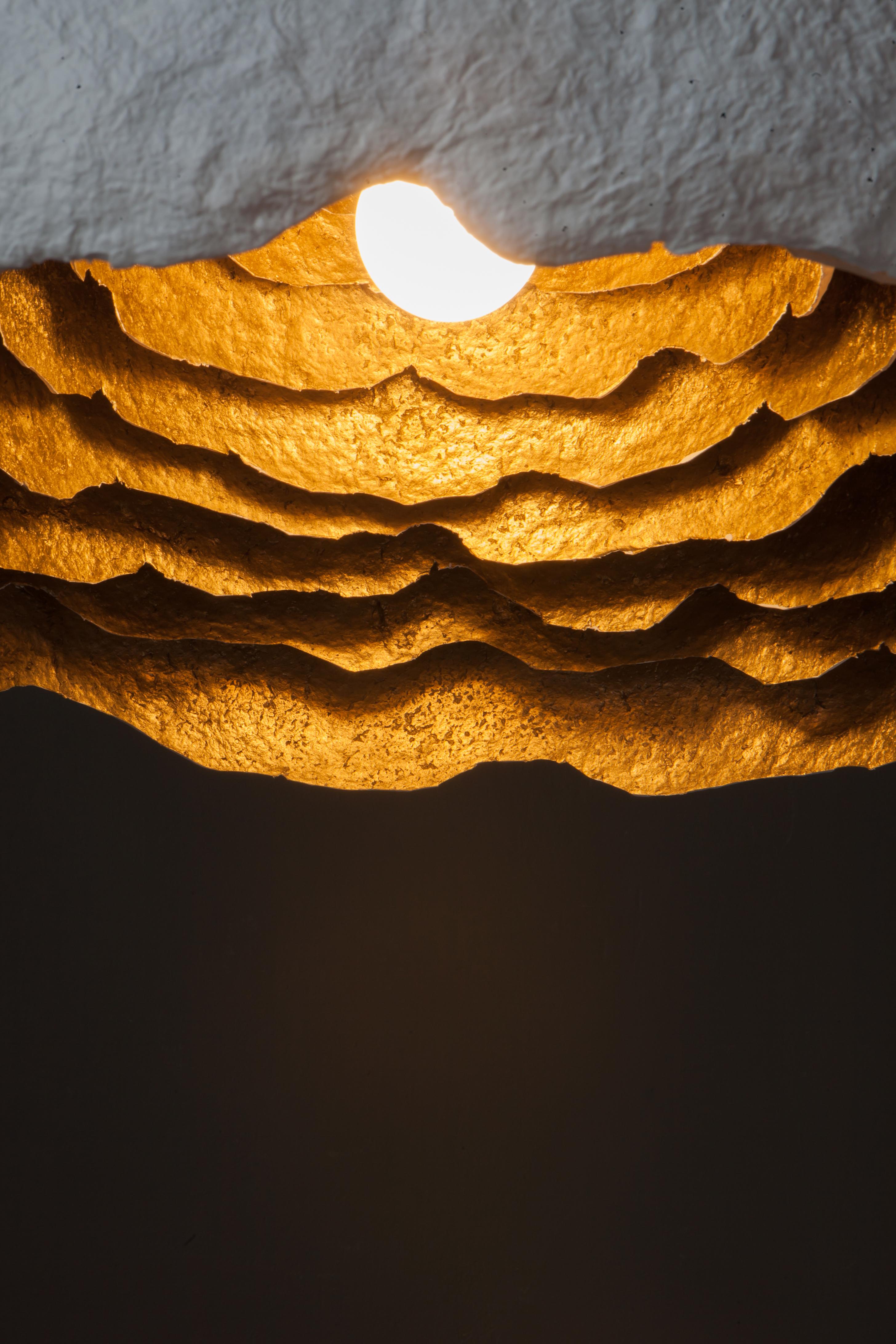 Ukrainian Peony 55 Pendant Lamp by Yalanzhi Objects For Sale