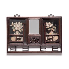 "Peony and Plum Blossoms" Qing Dynasty Hat Rack