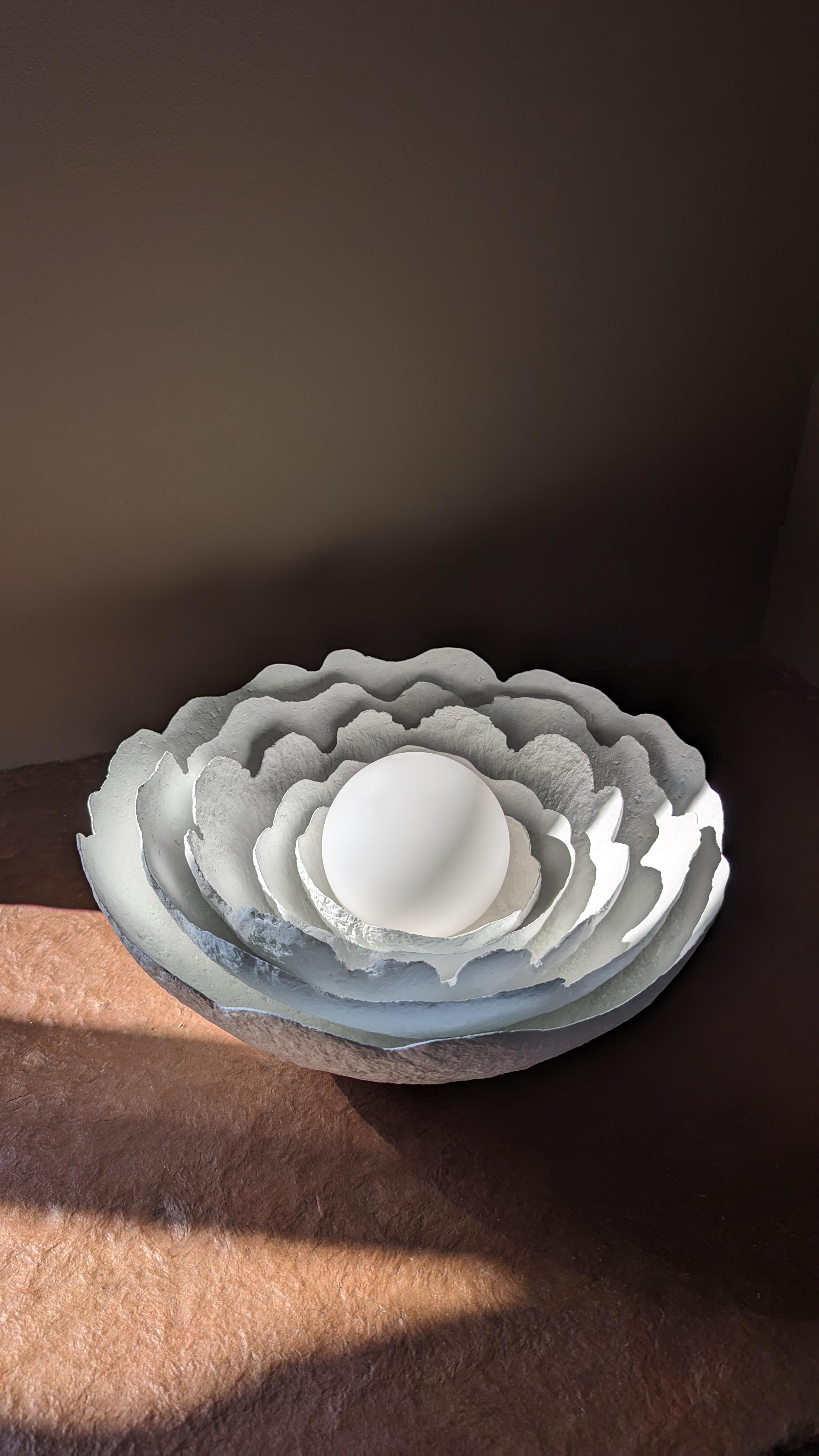 Contemporary Peony S Wall Sconce by Yalanzhi Objects For Sale