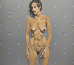 American People III - 21st C., Figurative, Nude, Female body, Feminism, Acrylic